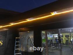 110V LED Neon Rope Light Strip Commercial Sign Building Garden Decor Waterproof