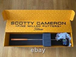 2022 Scotty Cameron Custom Shop Phantom x7 Putter 34in Orange Pistolini Neon JYD