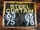 24x20 Steel Curtain Pittsburgh Steelers Light Neon Sign Lamp Visual Cave L