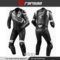 Alpha Combi One Piece Leather Motorcycle Race Suit Custom Size Brand New Men's