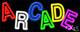 BRAND NEW ARCADE 32x13 MULTICOLOR REAL NEON SIGN WithCUSTOM OPTIONS 11175