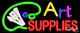 BRAND NEW ART SUPPLIES 32x13 WithLOGO REAL NEON SIGN withCUSTOM OPTIONS 10935