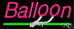 BRAND NEW BALLOON 32x13 UNDERLINED REAL NEON SIGN withCUSTOM OPTIONS 10016