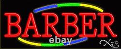 BRAND NEW BARBER 32x13 WithMULTICOLOR DESIGN NEON SIGN withCUSTOM OPTIONS 10739