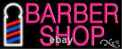 BRAND NEW BARBER SHOP 32x13 WithLOGO REAL NEON SIGN withCUSTOM OPTIONS 10018