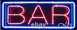 BRAND NEW BAR 32x13 withBORDER REAL NEON SIGN withCUSTOM OPTIONS 10495