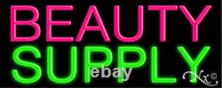 BRAND NEW BEAUTY SUPPLY 32x13 REAL NEON SIGN withCUSTOM OPTIONS 10021