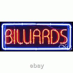 BRAND NEW BILLIARDS 32x13 BORDER REAL NEON SIGN withCUSTOM OPTIONS 10509
