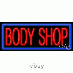 BRAND NEW BODY SHOP 32x13 BORDER REAL NEON SIGN withCUSTOM OPTIONS 11362