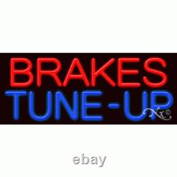 BRAND NEW BRAKE TUNE-UP 32x13 REAL NEON SIGN withCUSTOM OPTIONS 11366