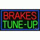 BRAND NEW BRAKE TUNE-UP 37x20x3 WithBORDER REAL NEON SIGN withCUSTOM OPTIONS 11666