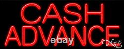 BRAND NEW CASH ADVANCE 32x13 REAL NEON SIGN WithCUSTOM OPTIONS 11180