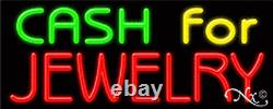 BRAND NEW CASH FOR JEWELRY 32x13 REAL NEON SIGN WithCUSTOM OPTIONS 11202