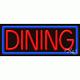 BRAND NEW DINING 32x13 BORDER REAL NEON SIGN withCUSTOM OPTIONS 11379