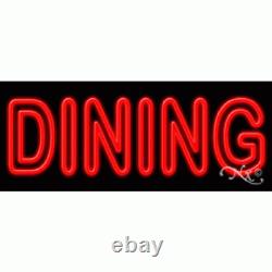 BRAND NEW DINING 32x13 REAL NEON SIGN withCUSTOM OPTIONS 11380