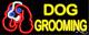BRAND NEW DOG GROOMING 32x13 WithLOGO REAL NEON SIGN withCUSTOM OPTIONS 10538