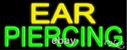 BRAND NEW EAR PIERCING 32x13 REAL NEON SIGN withCUSTOM OPTIONS 10716
