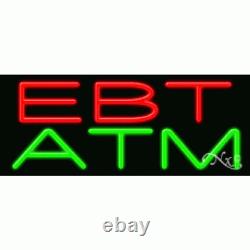 BRAND NEW EBT ATM 32x13 REAL NEON SIGN withCUSTOM OPTIONS 11512