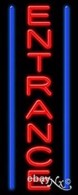 BRAND NEW ENTRANCE 32x13 VERTICAL BORDER REAL NEON SIGN WithCUSTOM OPTIONS 11553