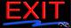 BRAND NEW EXIT 32x13 UNDERLINED REAL NEON SIGN withCUSTOM OPTIONS 10236