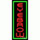 BRAND NEW EYEBROW 32x13 VERTICAL BORDER REAL NEON SIGN WithCUSTOM OPTIONS 11555