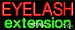 BRAND NEW EYELASH EXTENSION 32x13 REAL NEON SIGN withCUSTOM OPTIONS 11043