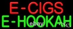 BRAND NEW E CIGS E HOOKAH 32x13 REAL NEON SIGN withCUSTOM OPTIONS 11389
