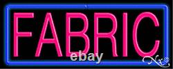 BRAND NEW FABRIC 32x13 BORDER REAL NEON SIGN withCUSTOM OPTIONS 10055