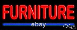 BRAND NEW FURNITURE 32x13 UNDERLINED REAL NEON SIGN withCUSTOM OPTIONS 10712