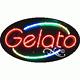 BRAND NEW GELATO 30x17 OVAL BORDER REAL NEON SIGN withCUSTOM OPTIONS 14388