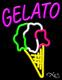 BRAND NEW GELATO 31x24 WithLOGO REAL NEON BUSINESS SIGN withCUSTOM OPTIONS 11717