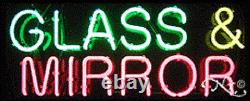 BRAND NEW GLASS & MIRROR 32x13 REAL NEON SIGN withCUSTOM OPTIONS 10157