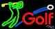 BRAND NEW GOLF 37x20x3 WithLOGO REAL NEON SIGN withCUSTOM OPTIONS 10469