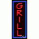 BRAND NEW GRILL 32x13 VERTICAL BORDER REAL NEON SIGN WithCUSTOM OPTIONS 11565