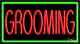 BRAND NEW GROOMING 37x20 WithBORDER REAL NEON SIGN withCUSTOM OPTIONS 11079