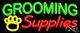 BRAND NEW GROOMING SUPPLIES 32x13 WithLOGO REAL NEON SIGN withCUSTOM OPTIONS 10946