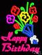 BRAND NEW HAPPY BIRTHDAY 31x24 WithLOGO REAL NEON SIGN withCUSTOM OPTIONS 10465