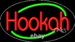 BRAND NEW HOOKAH 30x17 OVAL BORDER REAL NEON SIGN WithCUSTOM OPTIONS 14591