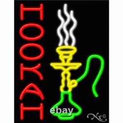 BRAND NEW HOOKAH 31x24x3 LOGO REAL NEON SIGN WithCUSTOM OPTIONS 11250