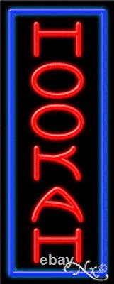 BRAND NEW HOOKAH 32x13 VERTICAL BORDER REAL NEON SIGN WithCUSTOM OPTIONS 11235