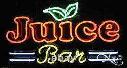 BRAND NEW JUICE BAR 37x20x3 WithLOGO REAL NEON SIGN withCUSTOM OPTIONS 10461