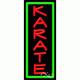 BRAND NEW KARATE 32x13 VERTICAL BORDER REAL NEON SIGN WithCUSTOM OPTIONS 11583