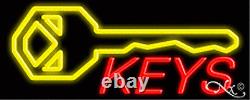 BRAND NEW KEYS 32x13 WithLOGO REAL NEON SIGN withCUSTOM OPTIONS 10084