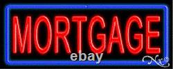 BRAND NEW MORTGAGE 32x13 BORDER REAL NEON SIGN withCUSTOM OPTIONS 10578