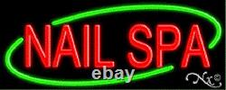 BRAND NEW NAIL SPA 32x13 BORDER REAL NEON SIGN withCUSTOM OPTIONS 10585