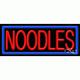 BRAND NEW NOODLES 32x13 BORDER REAL NEON SIGN withCUSTOM OPTIONS 11450