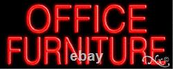 BRAND NEW OFFICE FURNITURE 32x13 REAL NEON SIGN withCUSTOM OPTIONS 10158