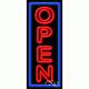 BRAND NEW OPEN 32x13 VERTICAL BORDER REAL NEON SIGN WithCUSTOM OPTIONS 11603