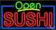 BRAND NEW OPEN SUSHI 37x20 REAL NEON BUSINESS SIGN WithCUSTOM OPTIONS 15437