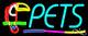 BRAND NEW PETS withLOGO 32x13 REAL NEON SIGN withCUSTOM OPTIONS 10867